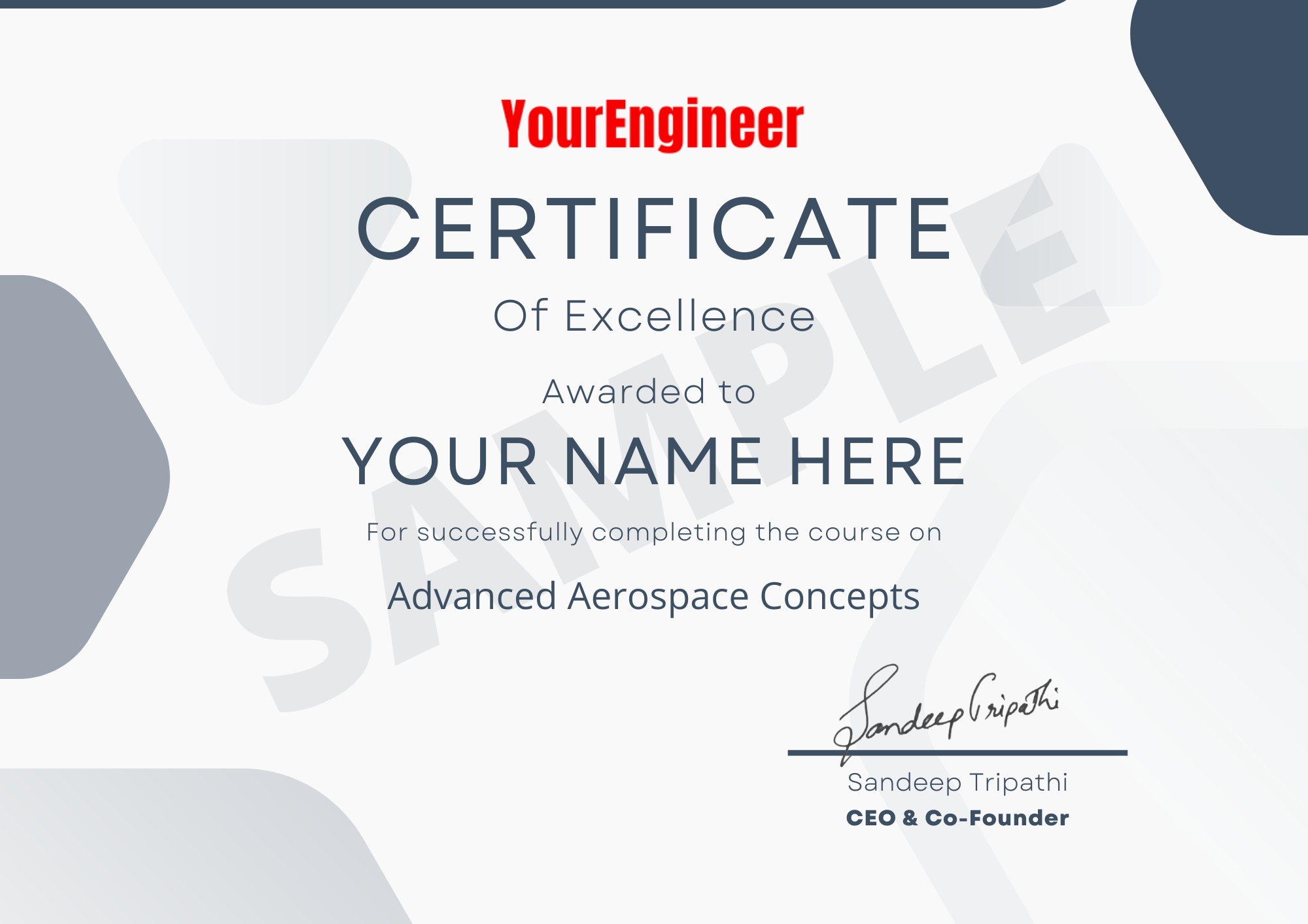 Advanced Aerospace Engineering Certification Course Enroll Now